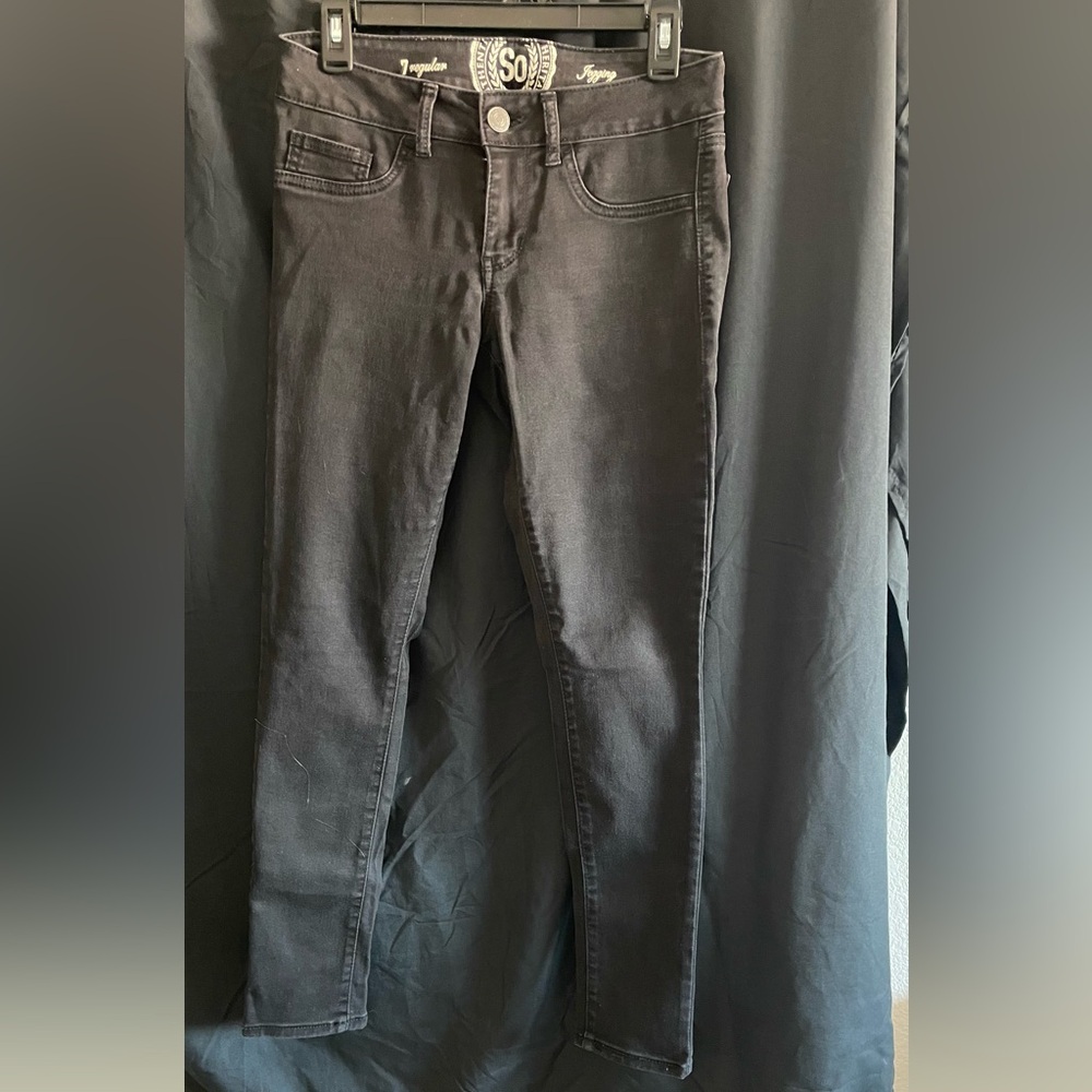 SO Black Regular Fit Jeans